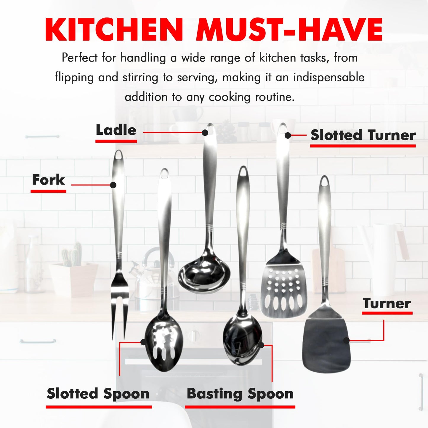 Chef Craft Select Kitchen Tool and Utensils, Stainless Steel