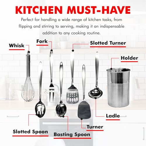 Chef Craft Select Kitchen Tool and Utensils, Stainless Steel