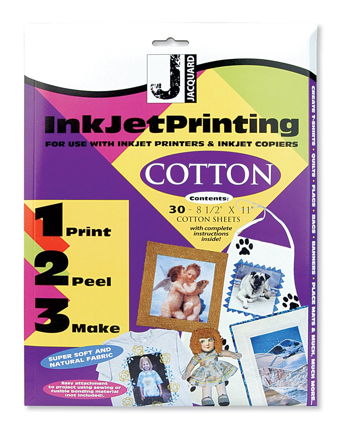 Ink Jet Fabric Cotton Sheets (8.5 x 11-Inches)
