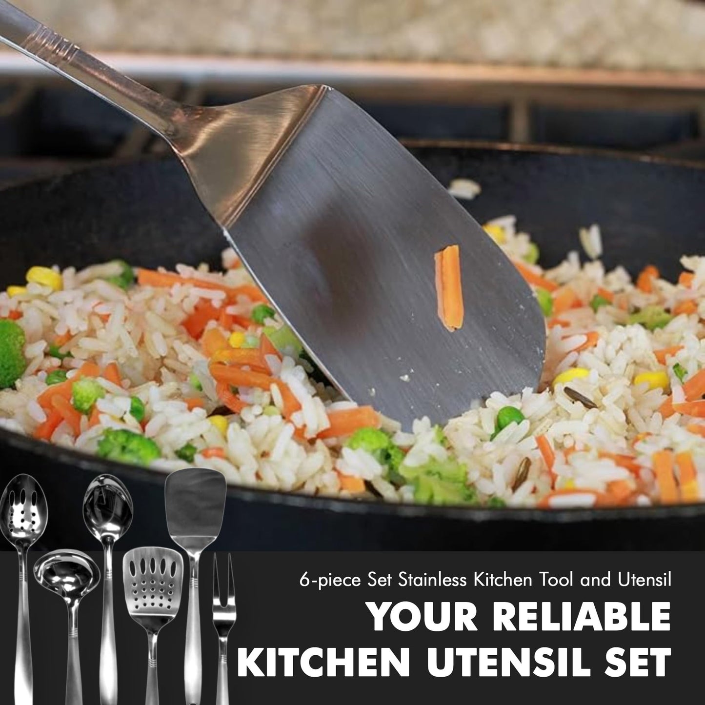 Chef Craft Select Kitchen Tool and Utensils, Stainless Steel