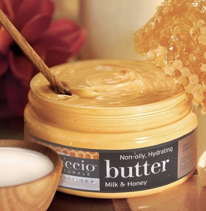 Cuccio Naturale Butter Blends - Ultra-Moisturizing, Renewing, Smoothing Scented Body Cream -  Milk & Honey - 8 Oz - Tanger USA